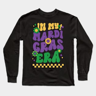 In My Mardi Gras Era Festival Retro Carnival Holiday Long Sleeve T-Shirt